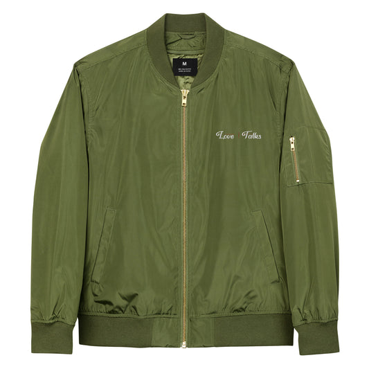 Premium recycled bomber jacket